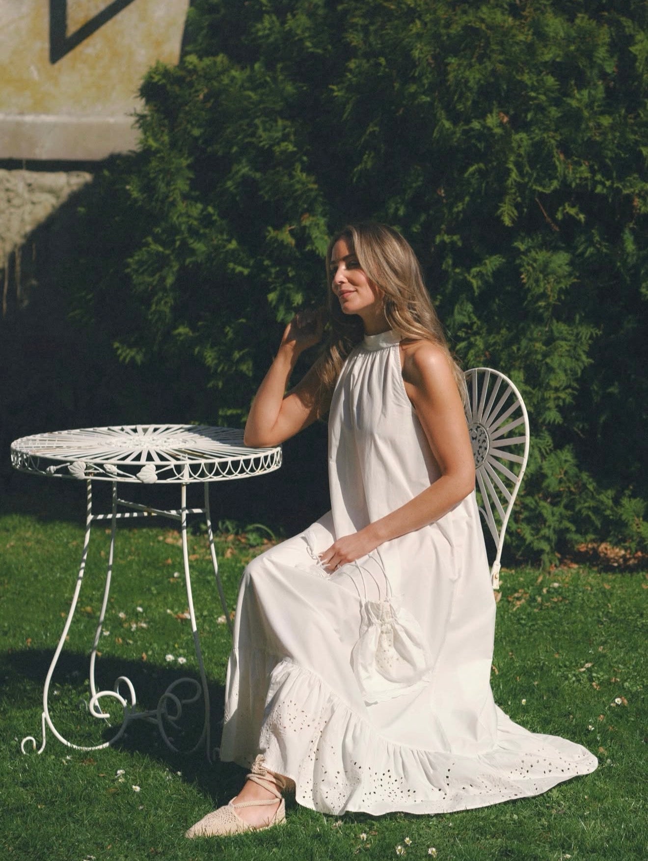 YASKERSTIN Long Dress - Star White